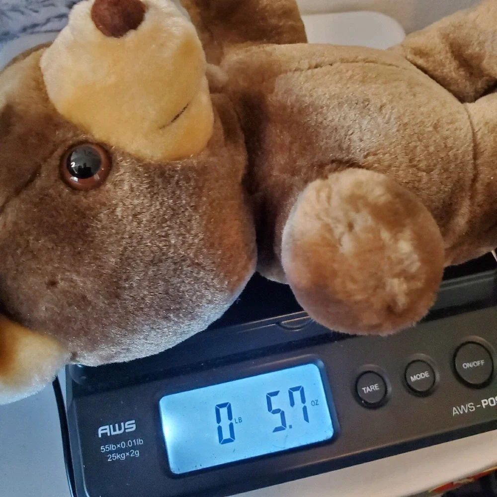 Vintage Animal Fair Brown Teddy Bear Plush Stuffed Animal 12